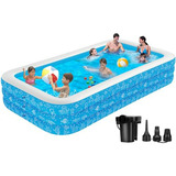 Piscinas Inflables Grandes Con Bomba, 130  X 72  X 22  Para 