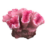 Decoración De Arrecifes De Coral Artificial Rosa Para Tanque