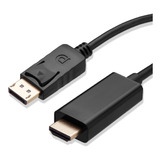 Cable Adaptador Displayport A Hdmi Full Hd 1080p 1.8metro