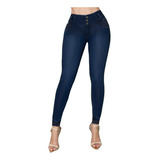 Jeans Mujer Pantalón Colombiano Mezclilla Strech Push Up 081