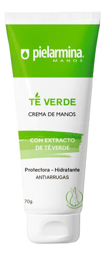 Crema De Manos Té Verde 70 G Pielarmina