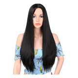 Wigs Chemical Straight Set Con Cabeza Separada En Fibra Para