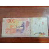 Billete De 1000 $. Con Error Y Doble Numeracion. Mira!!!!