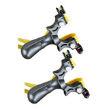 2pcs Slingshot Profissional Catapulta Caça Laser Sight