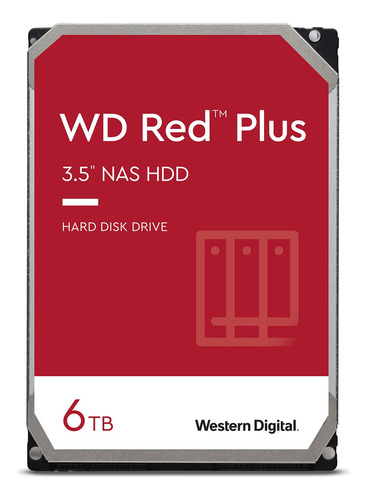 Disco Duro Interno Western Digital Redplus Nas 3.5 , 6 Tb