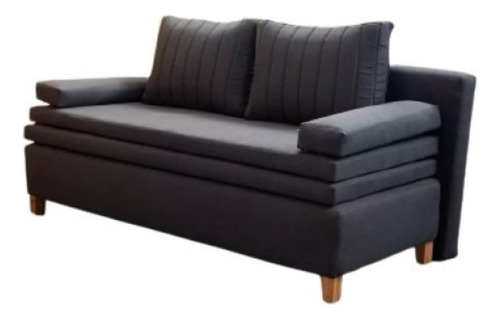 Sillon Sofa Cama 3 Cuerpos Bremen Diseño 2.0 Chenille Living