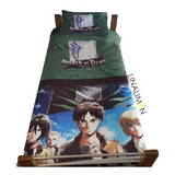 Manta Con Corderito 1 1/2 Attack On Titan Con Funda