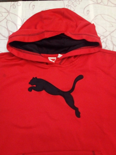 Hermosa Sudadera Puma Talla S - M Custom Roja, Nike adidas