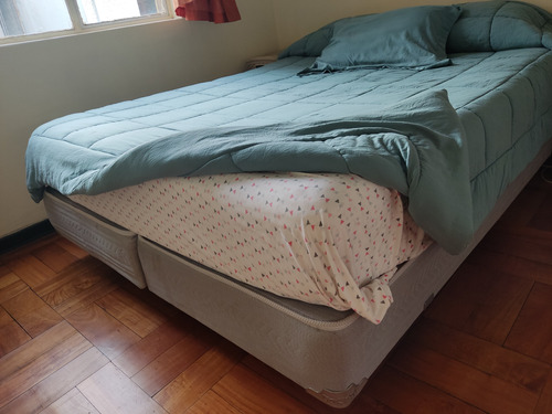 Cama 2 Plazas Rosen Box Spring