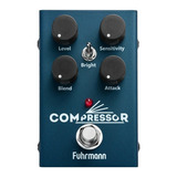 Pedal Fuhrmann Guitarra Compressor Cm10  Azul-escuro