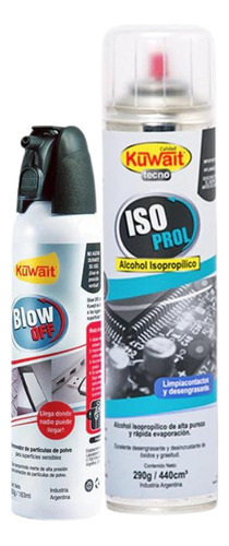 Kit Limpieza Pc Alcohol Isopropílico + Aire Comprimido 