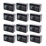 12 Piezas De Ds1290 Duravolt, 12v 9ah 