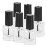 Esmalte De Uñas Vacío De Vidrio S, 6 Piezas, Transparente, T