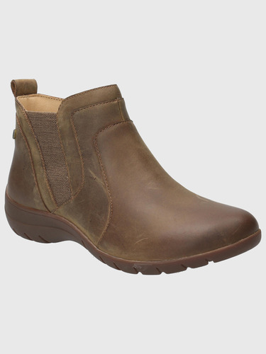 Botin Cuero Mujer Ever Café Hush Puppies