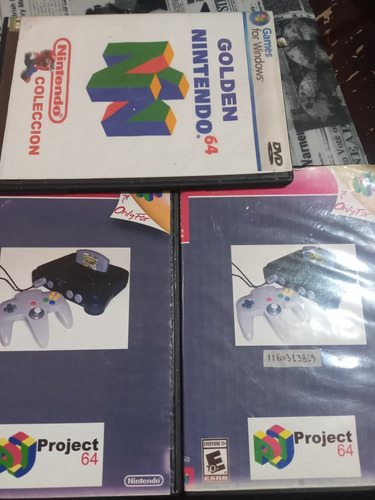 Tres Juegos Nintendo Project 64