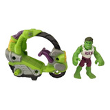 Hulk Con Moto  Marvel Super Hero Adventures Hasbro