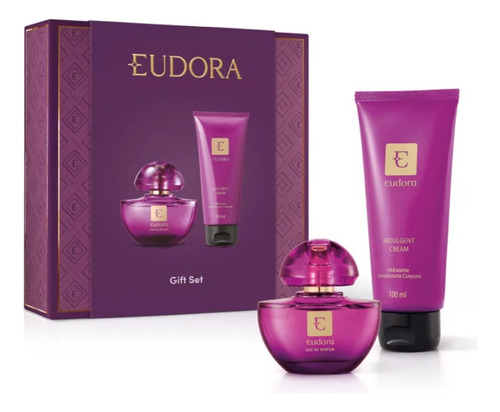 Eudora Roxo Parfum + Hidratante Corporal Presente Miniatura