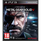 Metal Gear Solid V Ground Zeroes-ps3 Midia Fisica Original