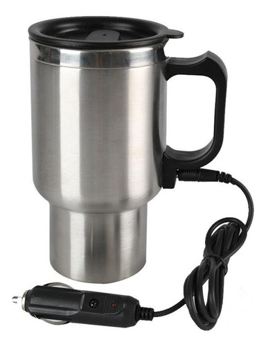 Jarro Vaso Termico 12v Para Auto Termo Acero Inox Premium !!