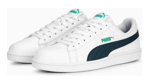 Tenis Puma Up Jr Blanco Azul Unisex 373600-27