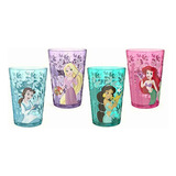 Zak Designs Juego De Vasos De Nido De Princesa Disney De 14