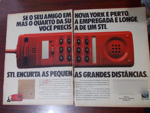 Propaganda Antiga - Sti Nutron Telefonia/ Panasonic Som