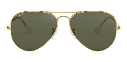 Anteojos De Sol Ray-ban Aviator G-15 Green Polarizado 58