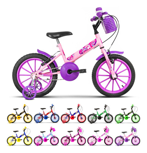 Bicicleta Bike Infantil Ultra Kids T Aro 16 Apoio Rodinhas