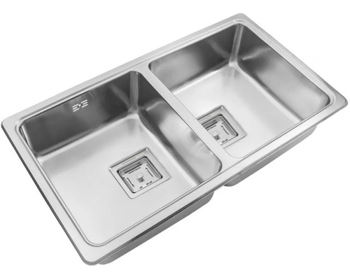 Pileta Bacha Doble Cocina Johnson Quadra Q76a