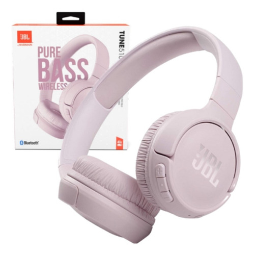 Fone De Ouvido On-ear Sem Fio Jbl Tune 510bt Rosa