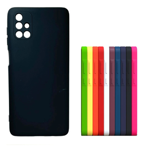 Case Capinha Capa Silicone Premium Para Samsung Galaxy M51