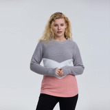 Sweater Mujer Tejido Casual Gris Fashion's Park