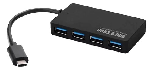 Adaptador Hub Usb Tipo C 3.1 A 4 Puertos Usb 3.0 