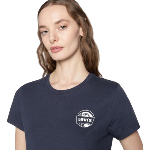 Playera Levi's Planet Mujer Algodón Lisa