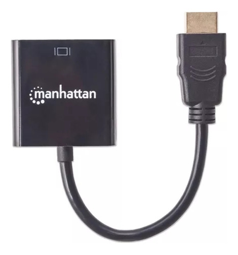 Cable Convertidor Manhattan Hdmi A Vga Hd15 1080p Macho-hemb