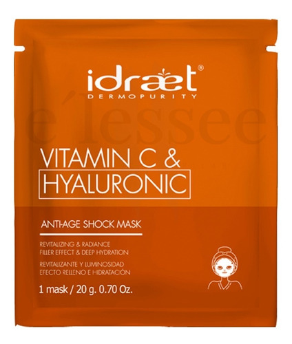 Vitamina C & Hialuronic Anti Age Shock Mask Antiedad Idraet 