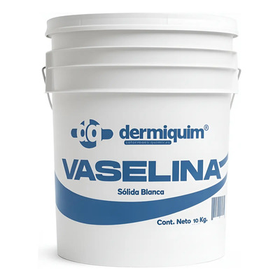 Vaselina Sólida Blanca Dermiquim 10 Kg Cubeta Petrolato Nuetro | Meses sin interés