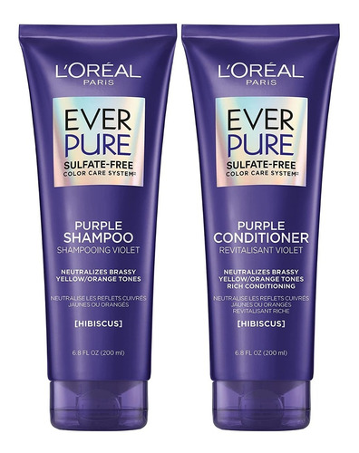 L'oreal Paris Everpure Brass Toning Purple Champú Y Acondici