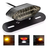 Luz De Freno Stop Led Motocicleta Placa Moto Direccionales