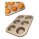 Charola De Cupcakes 6 Pzs Muffin Reposteria Molde Hornear