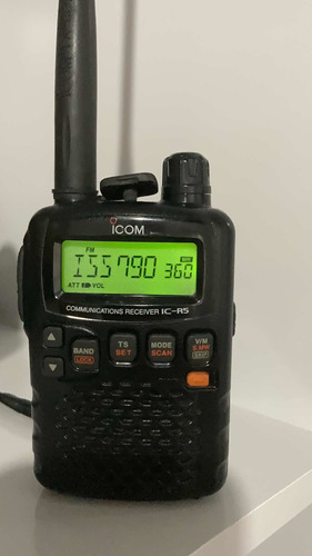 Rádio Receptor Portátil Ht Icom Icr5 Scanner Ic-r5 1,3ghz. 
