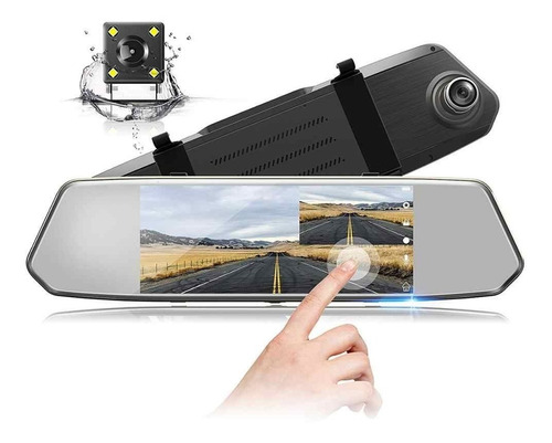 Espejo Retrovisor Camara Full Hd 7  Touch Smartchoice 