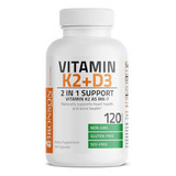 Vitamina K2 (mk7) + D3 (5000iu) X120 Libre De Gluten