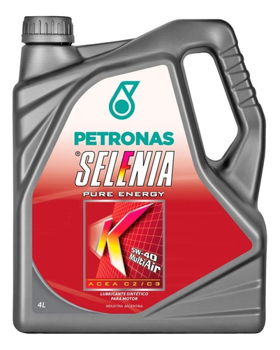 Petronas Selenia K Pure Energy 5w-40 X 4l Sintetico