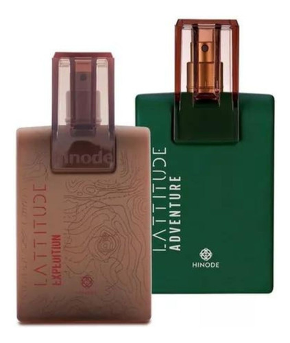 Perfume Linha Lattitude Completa Hinode 2 Unidades + Brinde (adventure + Expedition) 100ml