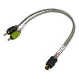 Cable Y Rca 2 Machos 1 Hembra 100% Cobre Carbon Audio 