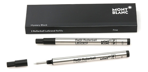 Tinta Set Repuesto Legrand Roller Montblanc - Fine  M. Black