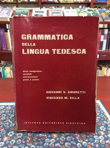 Gramática De La Lengua Alemana En Italiano Por Amoretti