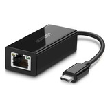 Adaptador Premium Red Ethernet Usb-c A Rj45 Negro Ugreen 