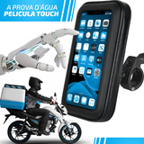 Suporte Celular Moto Bicicleta Gps Capa Prova D'água Motoboy